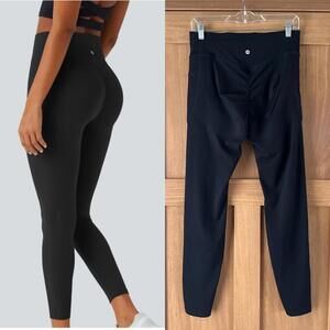 Halara UltraSculpt SoCinched Scrunch Butt Lifting Tummy Control Legging Black LG